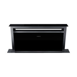 Siemens LD97AA670B Downdraft Cooker Hood, Stainless Steel/Black